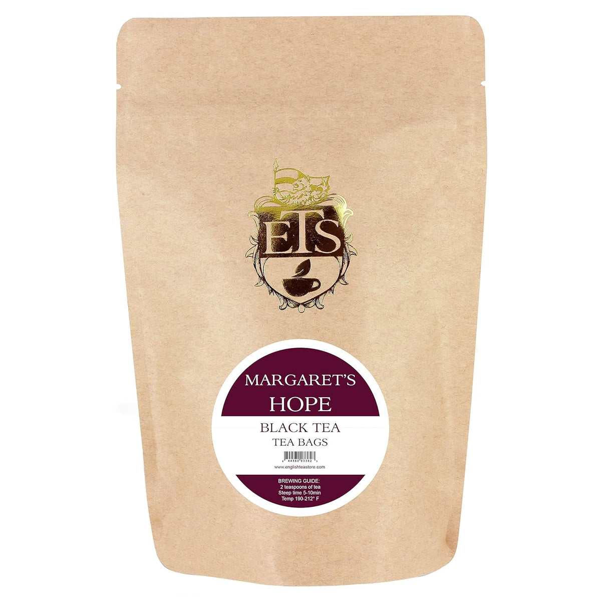 Margaret's Hope Darjeeling Tea Bags | Premium 2nd Flush Muscatel Black Tea | Loose Leaf Flavor in Convenient Bags | Elegant Gift for Tea Lovers | 25 Count Pouch | English Tea Store