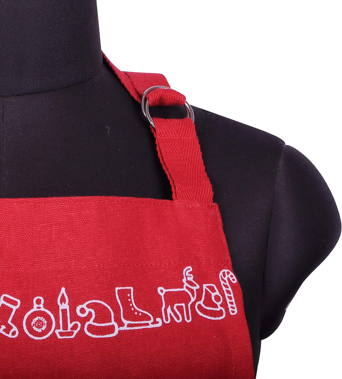 AMOUR INFINI Cotton Womens Apron for Kitchen Reusable and Washable Aprons with Pockets & Adjustable Strap Spring & Easter Apron (27.5 x 33 Inches)