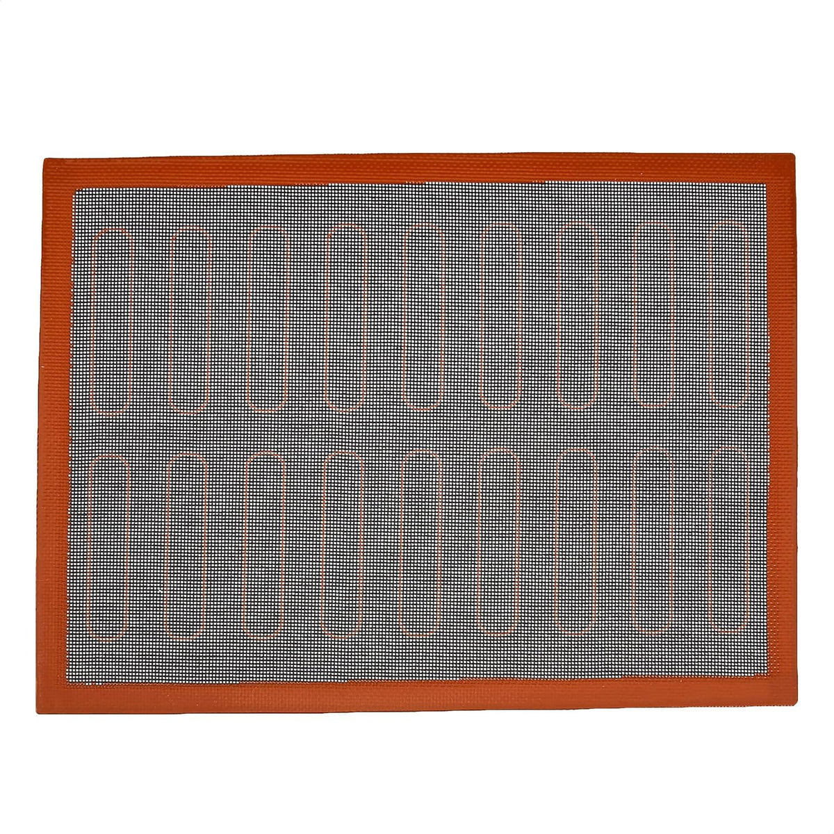 Amazon Basics Silicone Non-Stick Eclair Baking Mat, Reusable, Easy to Clean, 2 Pack, Black/Red/White, Rectangular, 15.7" x 11.8" (Previously AmazonCommercial brand)