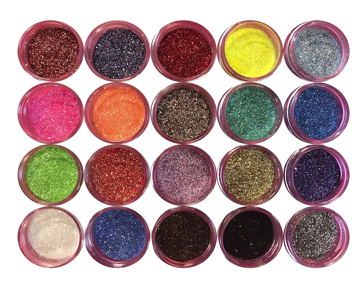 Disco Cake™ MULTICOLOR SET (20 colors) 5g each container, cakes, cupcakes, fondant, decorating, cake pops By Oh! Sweet Art
