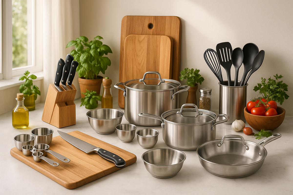 Craft exquisite dishes with ease using our premium Beginner Kitchen Sets.